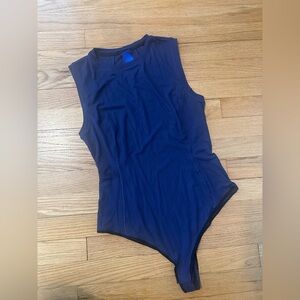 Kit and Ace Seaside Rib Bodysuit Navy 8